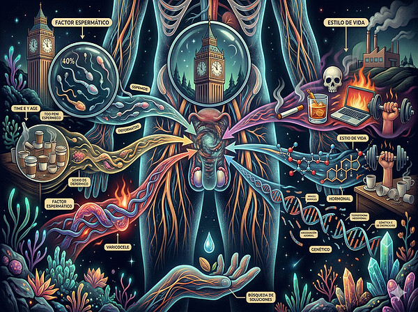 ¿Por qué no logramos el embarazo? Causas comunes de la infertilidad masculina