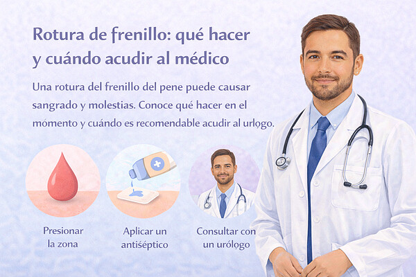 Rotura de frenillo: qué hacer y cuándo acudir al médico