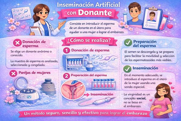 Inseminación Artificial con Donante (IAD): proceso y sus claves