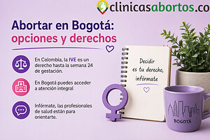 Aborto en Bogotá: opciones y derechos en Colombia