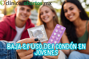 Baja el uso del condón en jóvenes