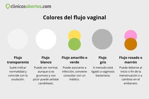 Colores del flujo vaginal