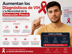 Aumentan los Diagnósticos de VIH y la Necesidad de la Detección Precoz