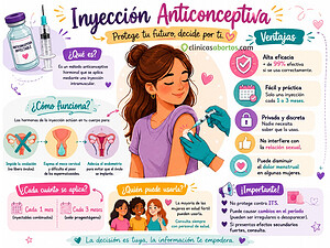 ¿Cómo funciona y cuáles son las ventajas de la inyección anticonceptiva?