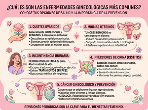 Enfermedades ginecológicas más comunes