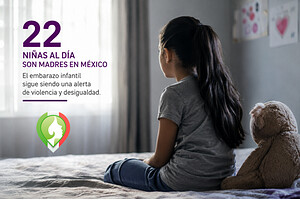 22 niñas al día son madres en México