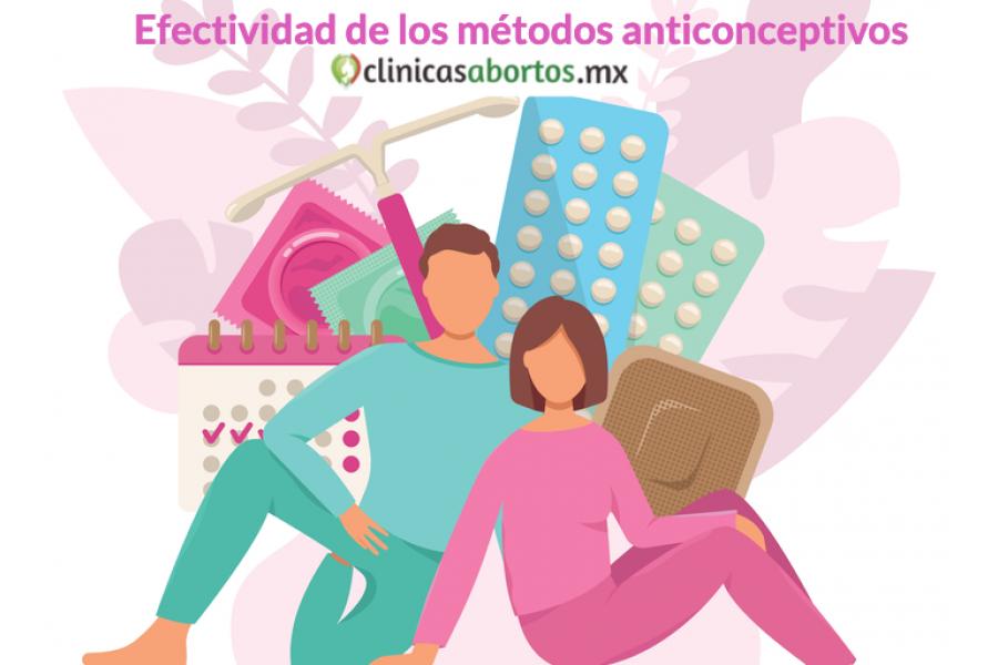 ¿Todos los métodos anticonceptivos son igual de efectivos?
