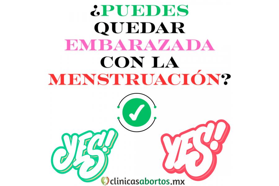¿Puedes quedar embarazada con la menstruación?
