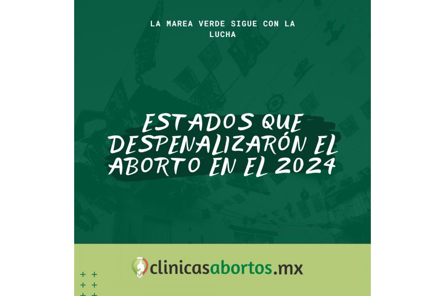 Estos estados despenalizaron el aborto en el 2024
