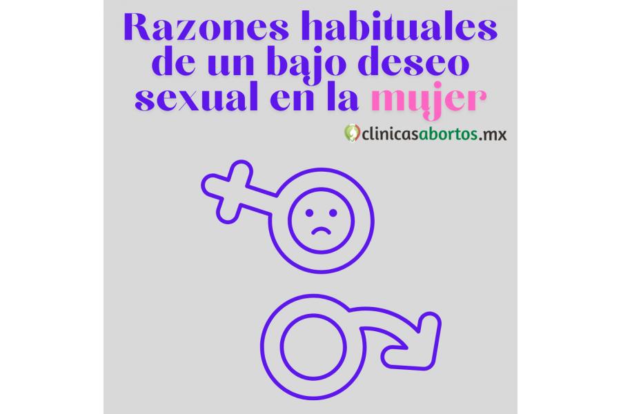 Razones habituales de un bajo deseo sexual en la mujer