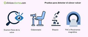 Pruebas para detectar el cáncer vulvar