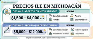 Costo de la ILE en Michoacán
