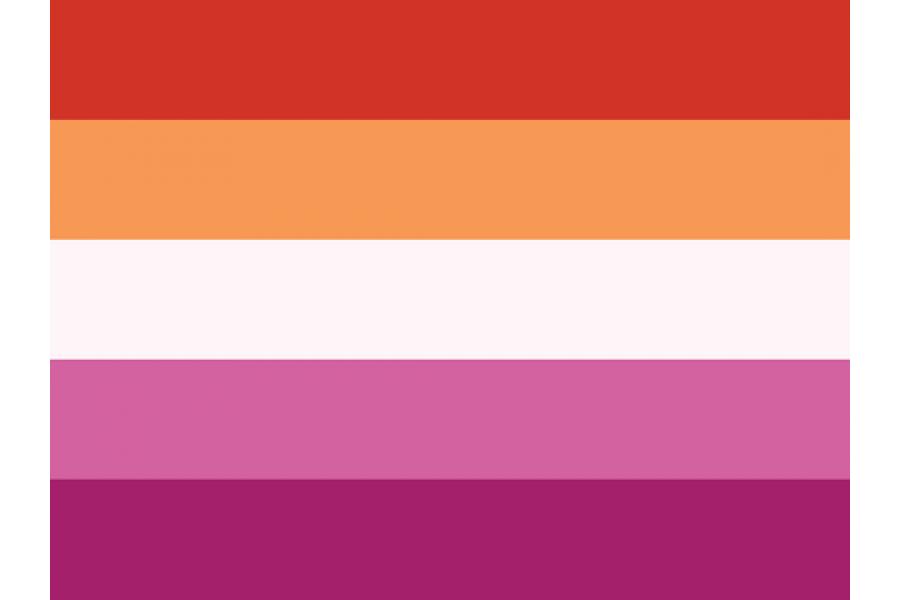 bandera lesbiana