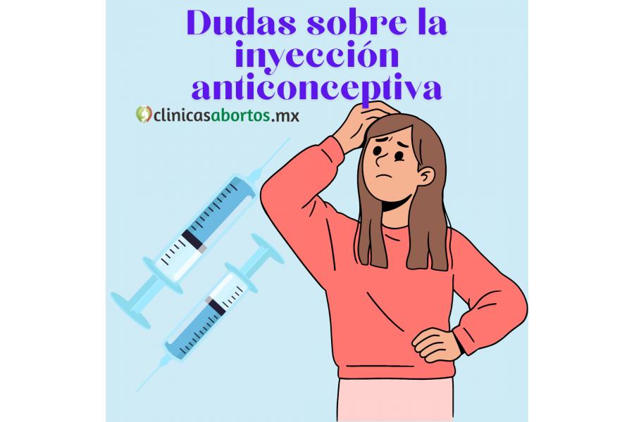 Dudas sobre la inyección anticonceptiva